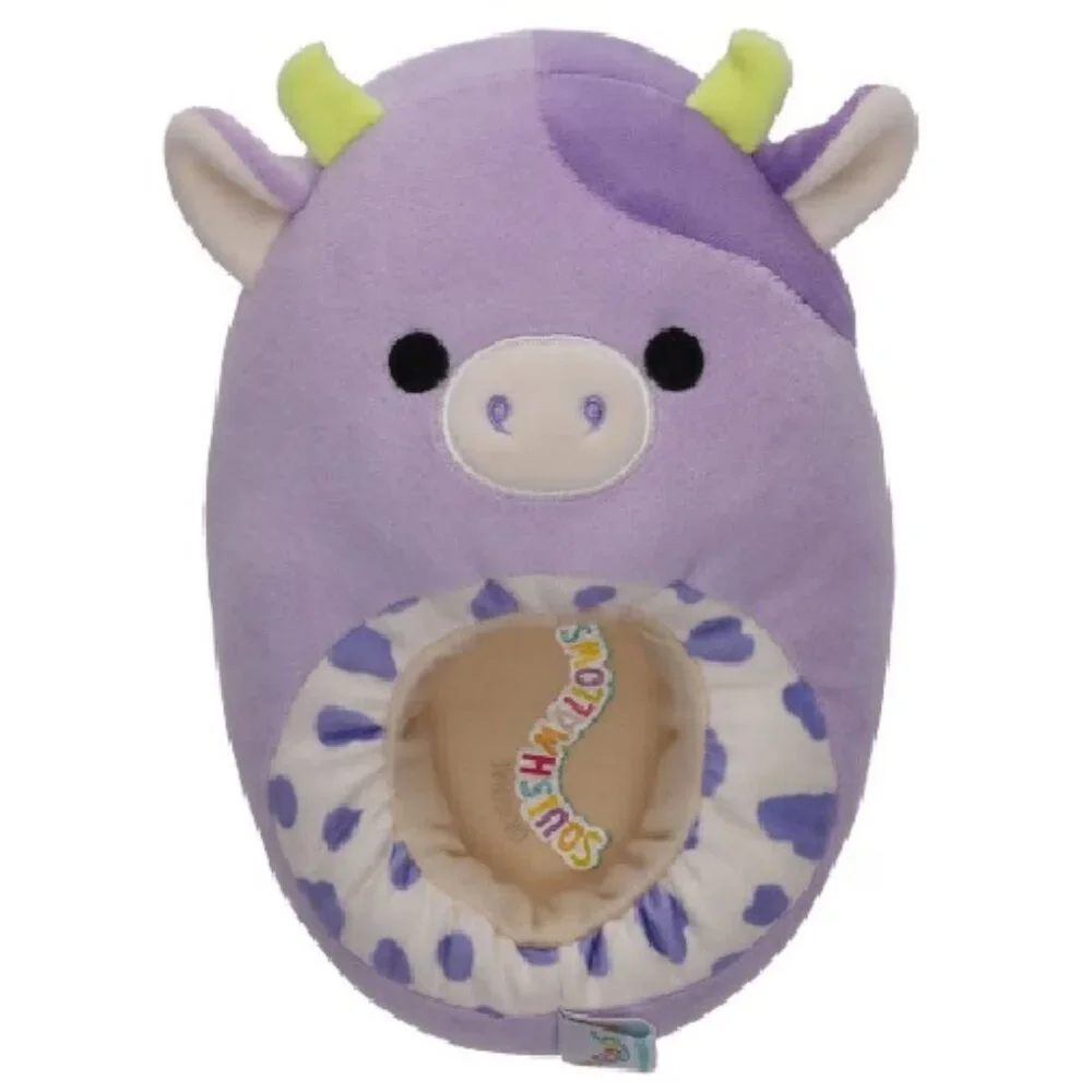 Boys Girls Original Squishmallows Bubba the Cow Slippers Size 11/12 13/1 2/3 NWT